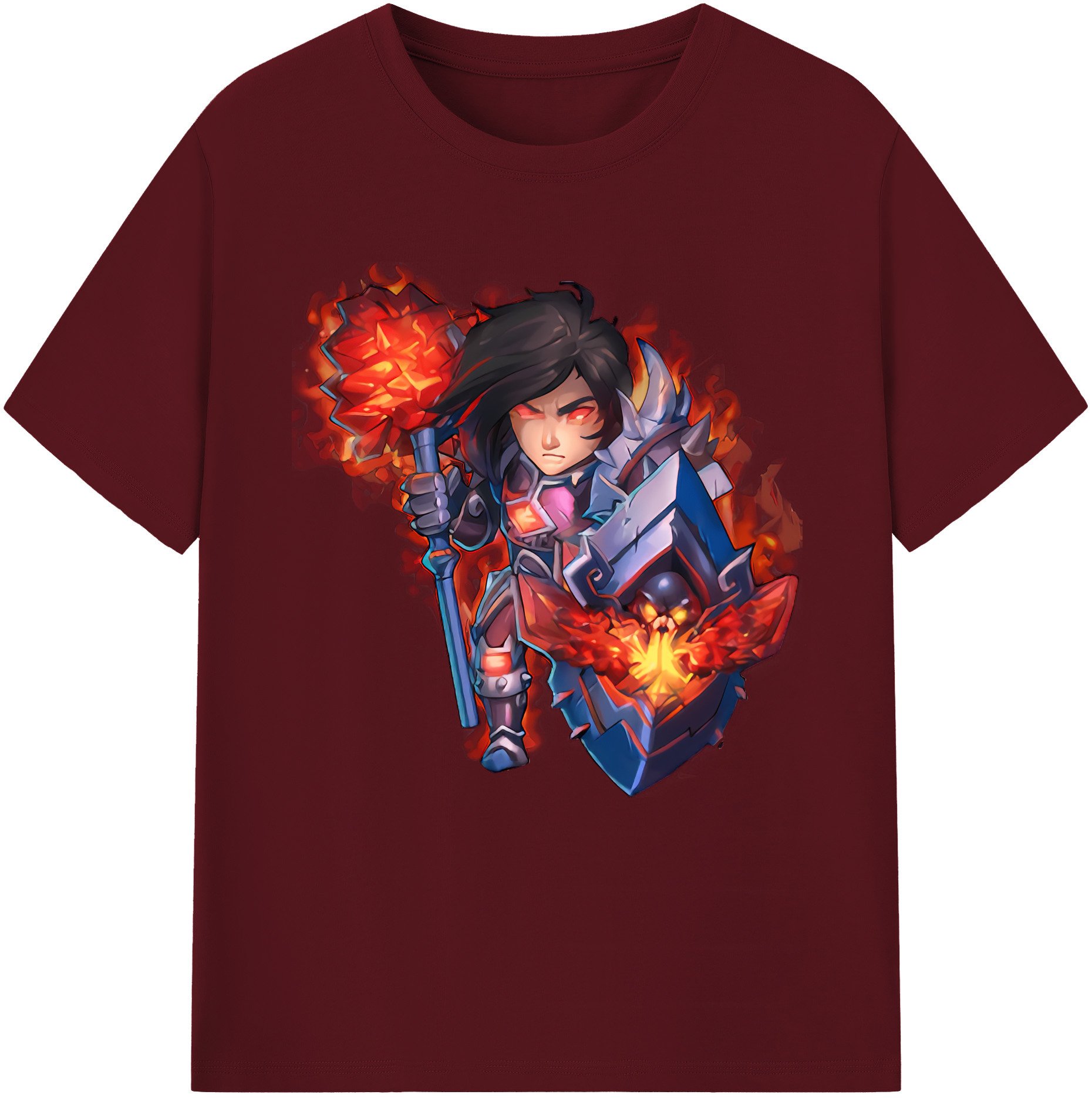 リーグ・オブ・レジェンド League of Legends LOL 綿100％半袖Tシャツ（フロントプリント）